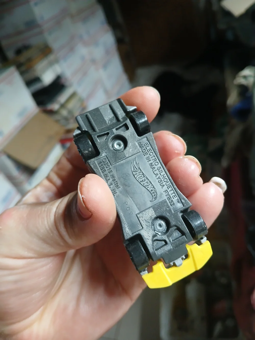silver edition of the Hot Wheels Electro Silhouette from the HW Exotics series
